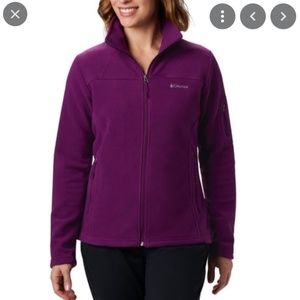 Columbia 1x purple fleece